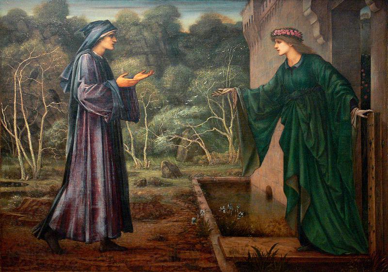 Edward Burne-Jones The Pilgrim at the Gate of Idleness Germany oil painting art